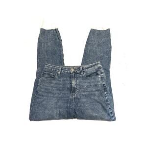 Paige Margot Crop Medium Acid Wash Denim Jeans Women's 29